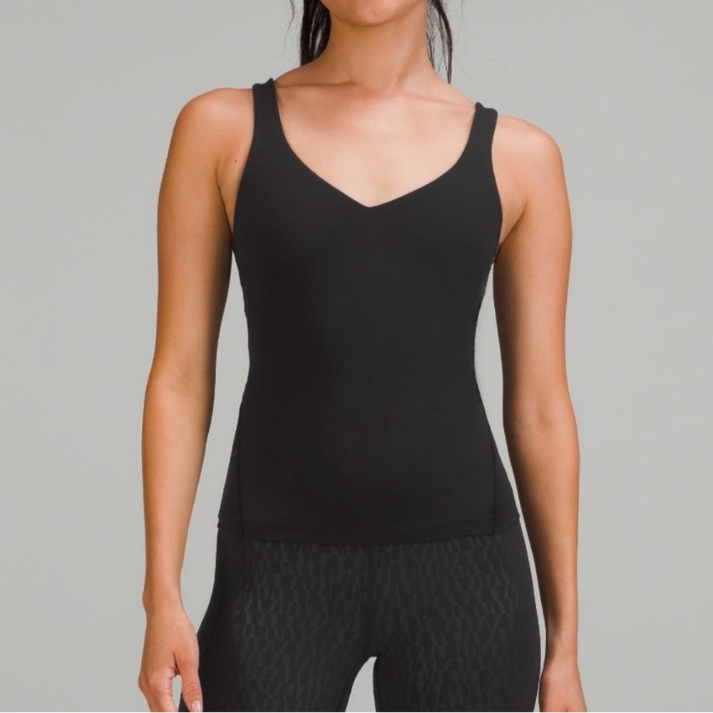NWT Lululemon Align Waist-length Tank in black